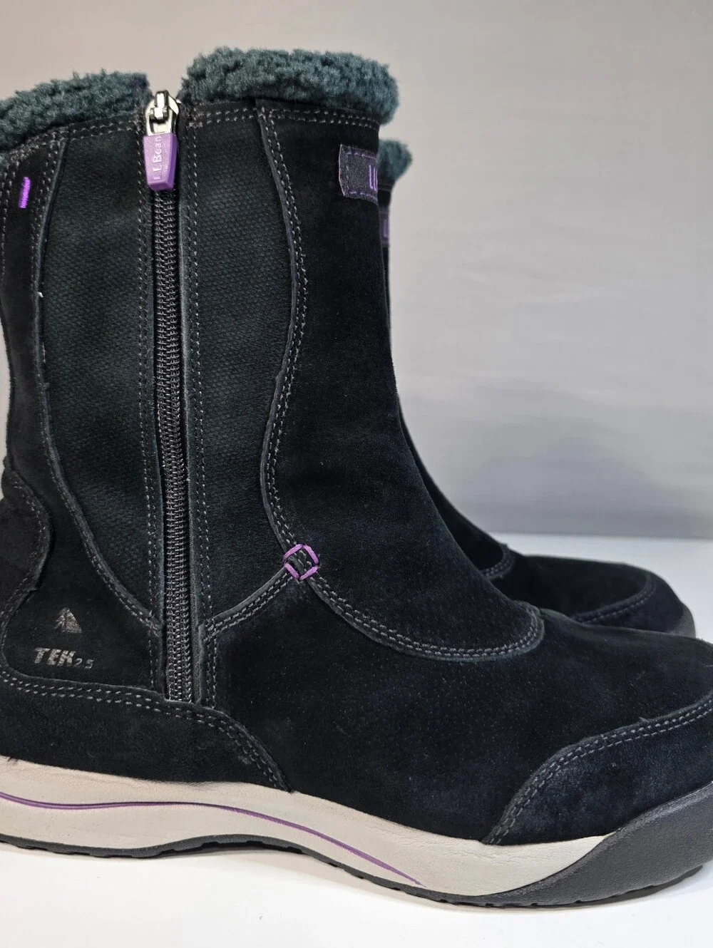 L.L. Bean Women's Suede Waterproof Winter Boots Size 8.5